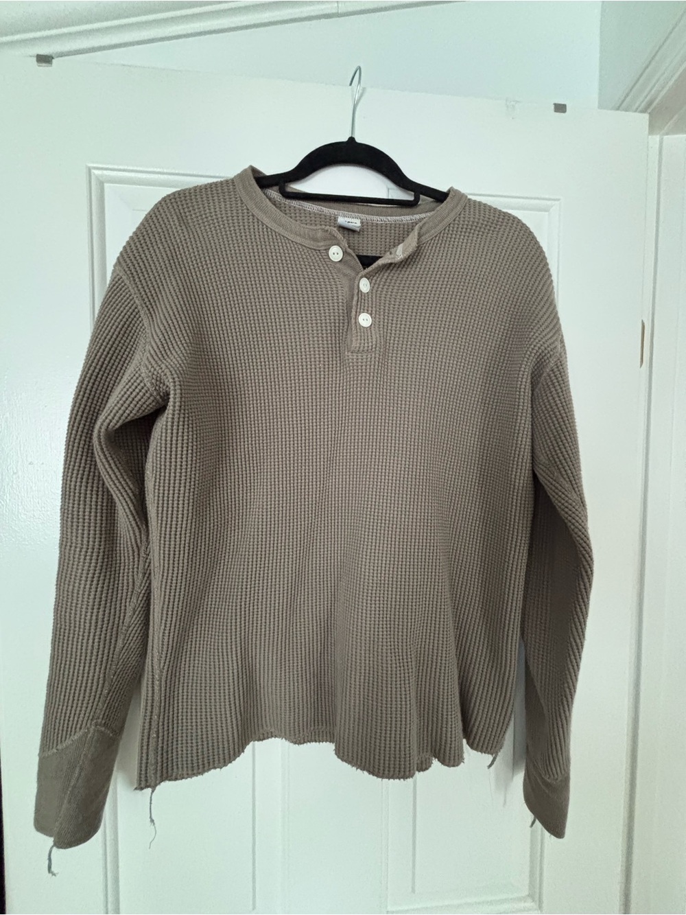 Men's Knit Henley Sweater - BARNS (Japan)